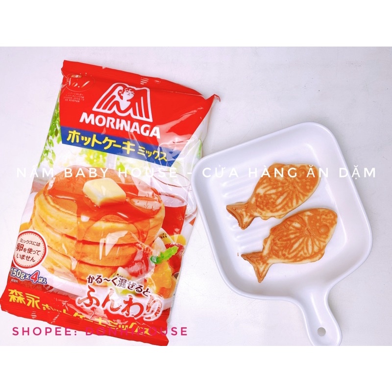 Bột pancake Morinaga làm bánh cho bé | mẫu mới|