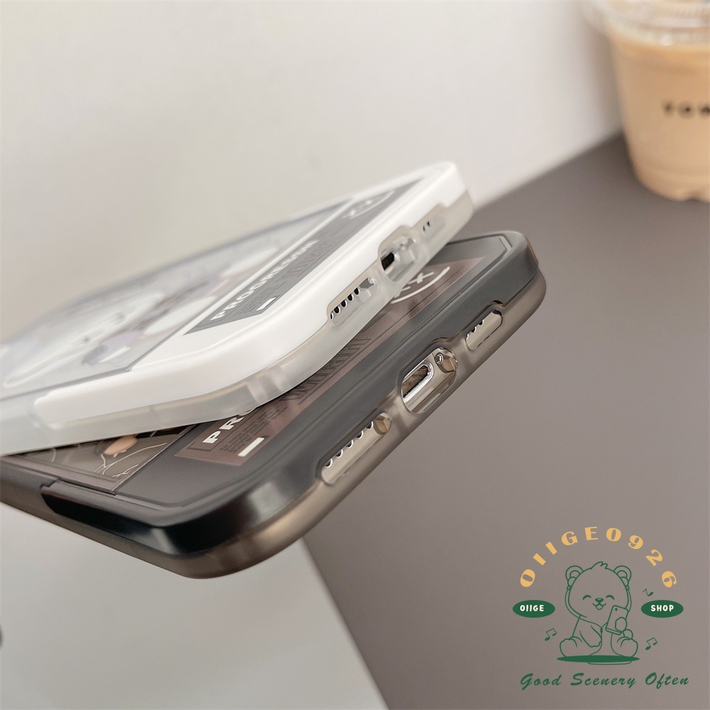 Ốp Điện Thoại TPU In Hình Gấu Kèm Giá Đỡ Ẩn Cho Iphone 13 12 11 Pro Max Xs Max Xr X 8 7Plus