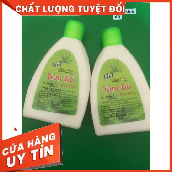 [CHÍNH HÃNG] gel lột mụn kinh đô  nha đam 200gr   hút mụn cám ,mụn đầu đen tế bào chết  làm sáng da se khít lỗ chân long