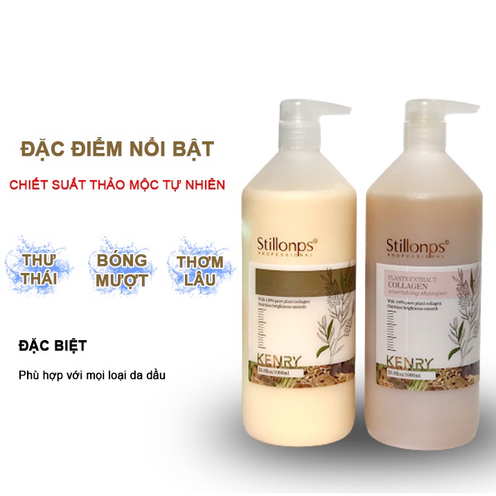 Dầu gội dưỡng sinh STILLONPS KENRY 1000ML hương thảo mộc, đả thông kinh lạc chính hãng Camy Shop68