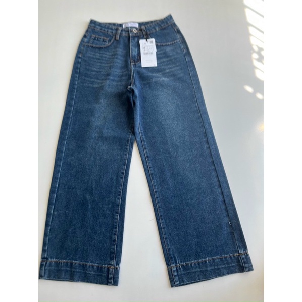 QUẦN JEANS NỮ ỐNG SUÔNG RỘNG LƯNG CAO CHẤT COTTON MỀM HAI MÀU SIÊU TÂY