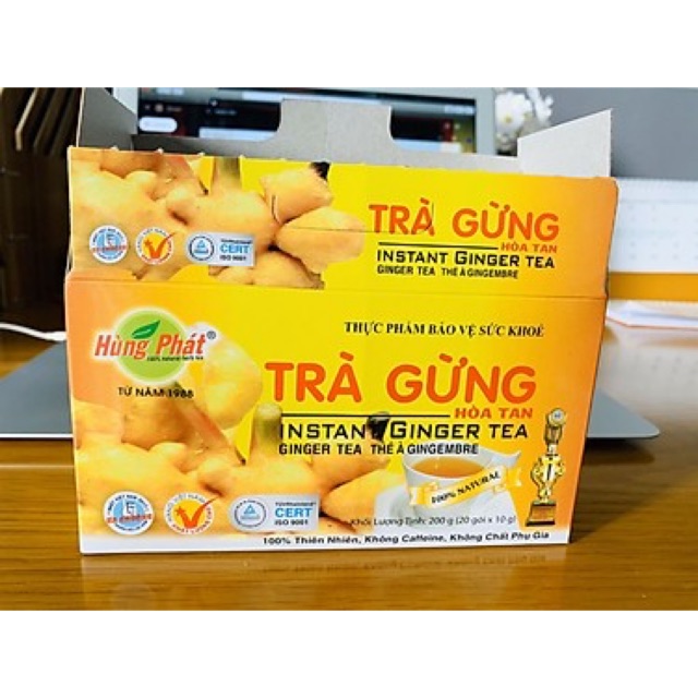 Trà gừng Hùng Phát 20x20 gói