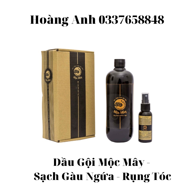 Cao Dược Liệu Gội Đầu Mộc Mây 500ml - Ngăn Rụng Tóc - Trị Gàu - Kích Thích Mọc Tóc - Giúp Tóc Suôn Mượt