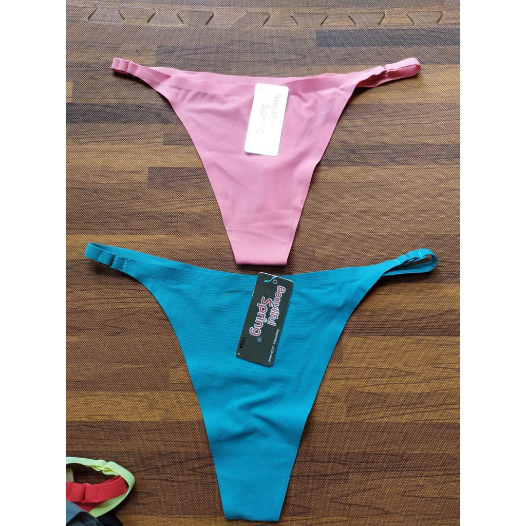 Quần lọt khe nữ đúc su sexy màu da/màu đen