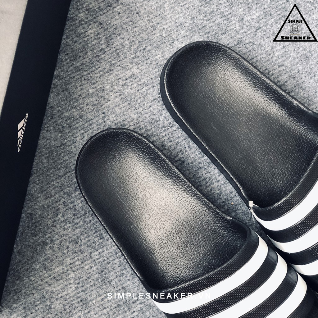 Dép Adidas Aqua Chống Nước Chính Hãng 🔴FREESHIP🔴 Adidas Aqua Slide  - Dép Nam Quai Ngang Adidas Đúc Nguyên Khối