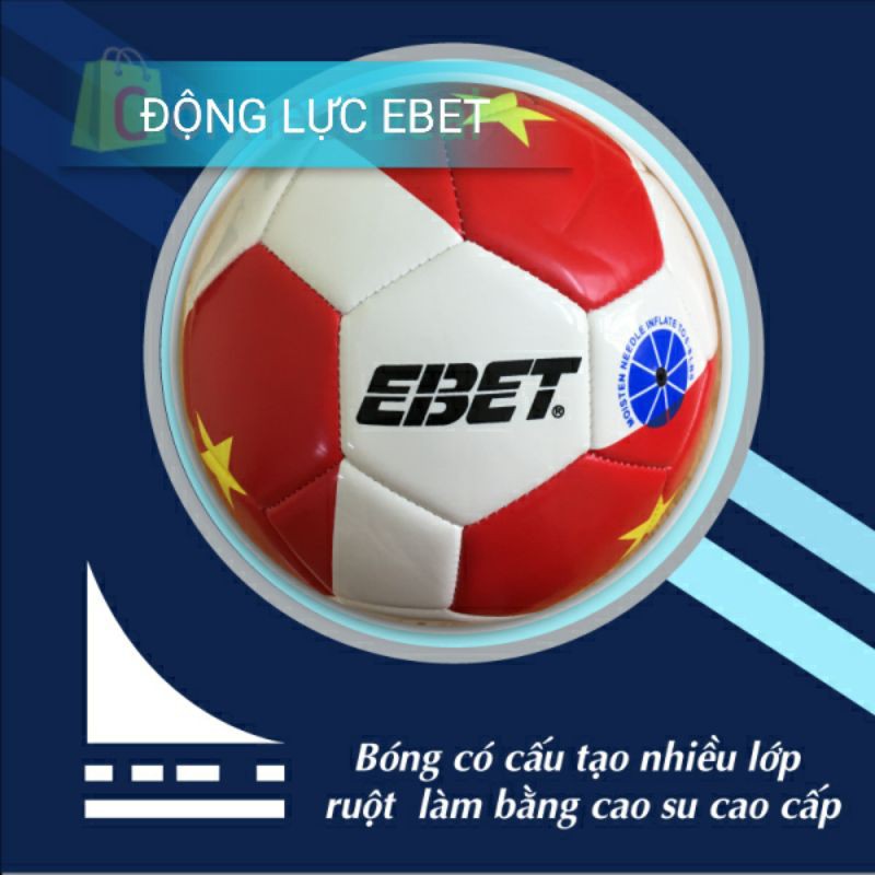 Bóng đá Ebet size 5 Động lực wolrd cup Việt Nam Vô Địch đỏ