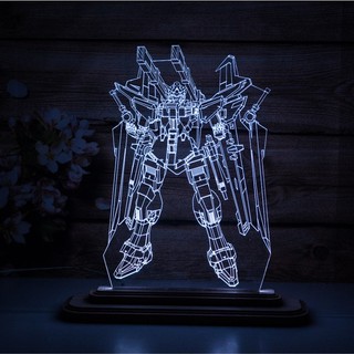 Mô hình đèn led 3d người máy 1