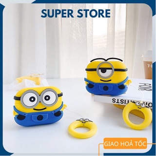 Case Silicon dành cho tai nghe bluetooth 1/2/Pro/3  hình Minion