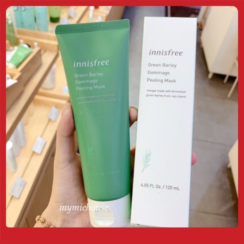 INNISFREE /Tẩy Tế Bào Chết Chiết Xuất Từ Lúa Mạch – Innisfree Green Barley Gommage Peeling Mask 120ml