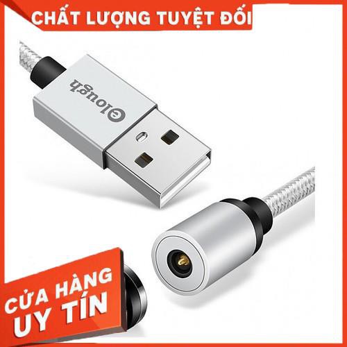 💥FREE SHIP 💥Cáp sạc từ hít nam châm 3 đầu Android và iPhone 360 độ dây dù có đèn LED💥SIÊU HOT💥