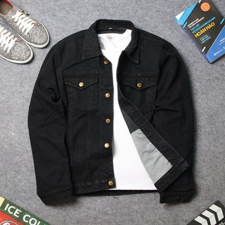 Áo khoác jean nam NTA419 áo denim thiết kế cổ điển donghonytran
