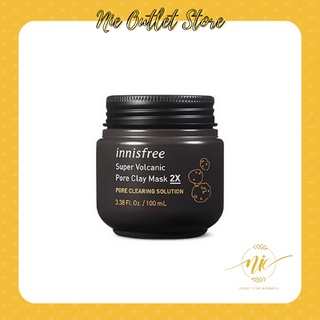 Mặt nạ đất sét Innisfree Super Volcanic Pore Clay Mask 2X