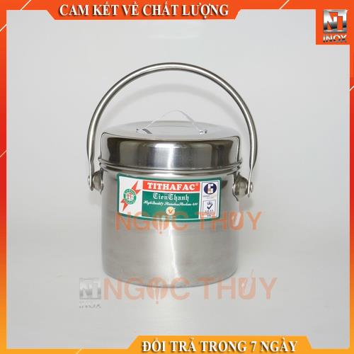 Camen 1 ngăn inox cao cấp,xách cháo