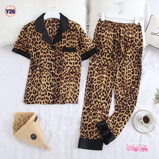 Pijama Lụa Cộc Tay Cao Cấp Y26