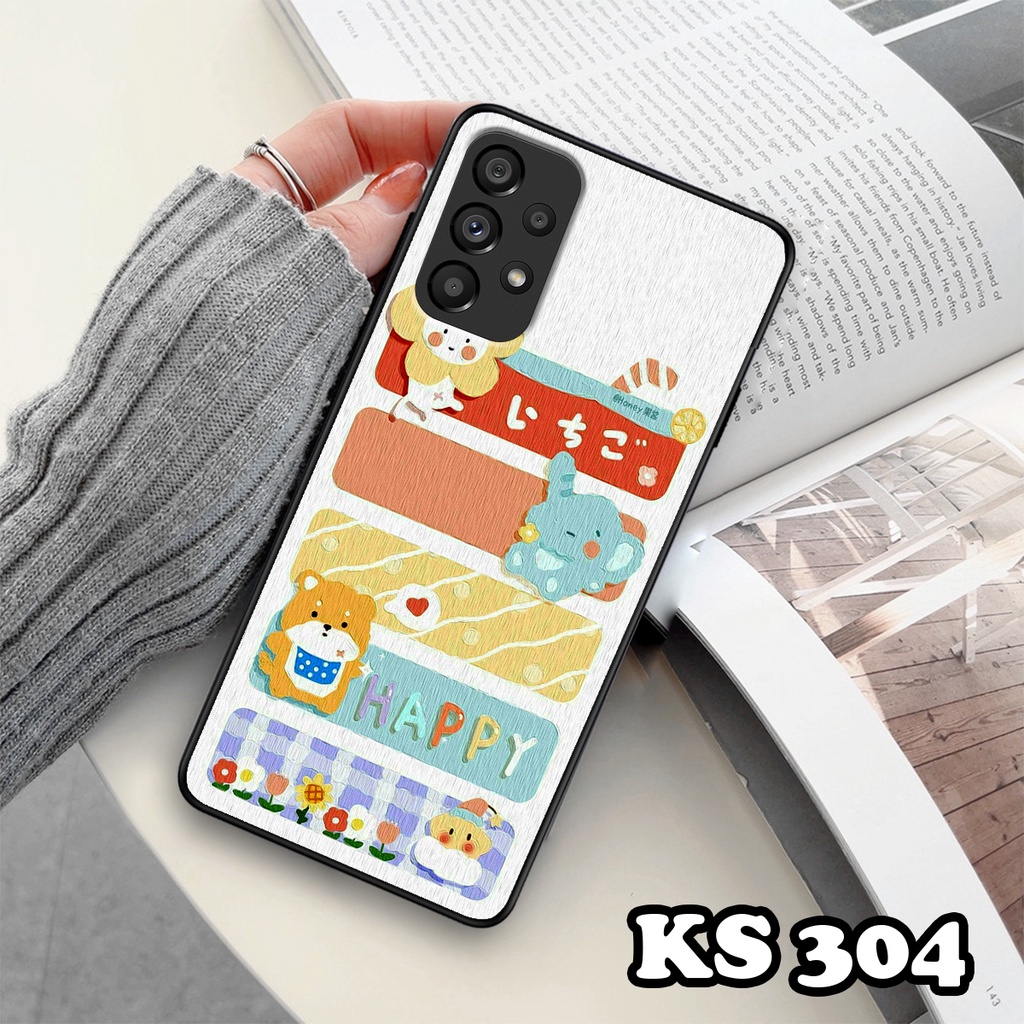 Ốp lưng Samsung A13 - A23 - A33 5G - A53 5G - A73 5G - Ốp Samsung in hình Gấu&amp;Thỏ siêu xinh - Lưng nhám viền TPU