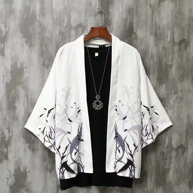 Áo Khoác Cardigan Mỏng Dáng Rộng Phong Cách Trung Hoa Dành Cho Cặp Đôi