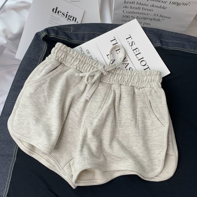Quần Short Nữ Ống Rộng Cạp Cao Thoải Mái Năng Động Phong Cách Hàn Quốc