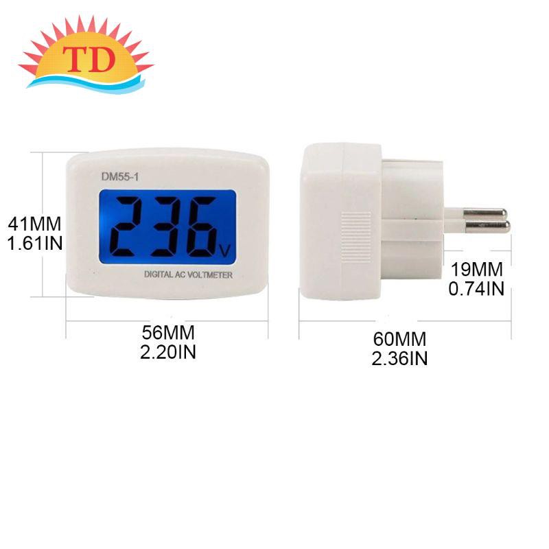 Vôn Kế Kỹ Thuật Số Zong Dm55-1 Ac 80-300v