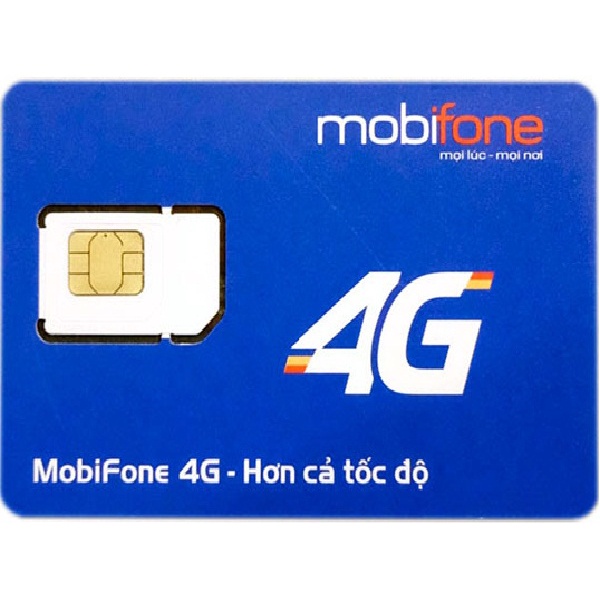 Sim 4G Mobifone Vpbank51 - VPB51 Không giới hạn DATA, MAX băng thông. Trọn gói 12 tháng