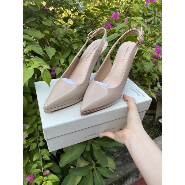 Giày cao gót đế đúp cao 10cm siêu tôn dáng POCI 185