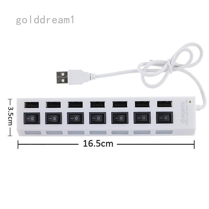 Golddream1 Đầu Chia Cổng Usb 4 / / 7 Hub 2.0 Zymayi1 2020