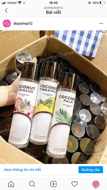 xịt thơm cơ thể BBW 236ml | BigBuy360 - bigbuy360.vn