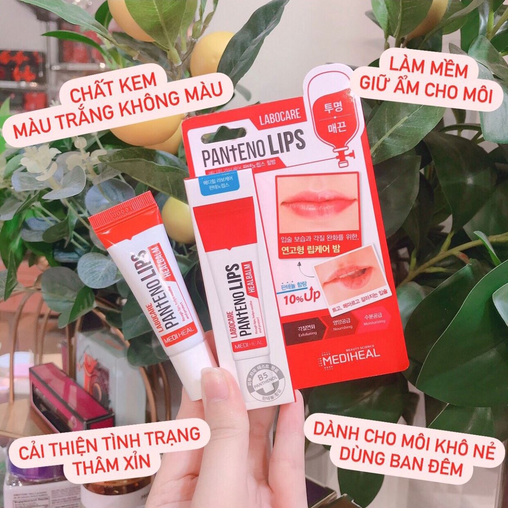 [HCM] Son Dưỡng Ngừa Thâm - Nứt - Làm Hồng Môi Labocare Panteno Lips 10g (3 Màu)