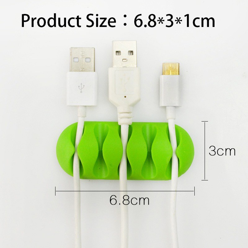 Giá Đỡ Cố Định Dây Cáp Bằng Silicon Tiện Dụng