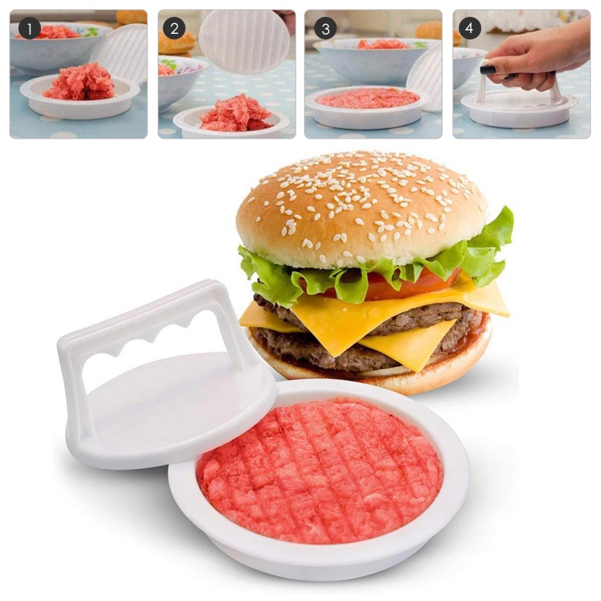 Dụng Cụ Ép Thịt Làm Hamburger Bằng Nhựa