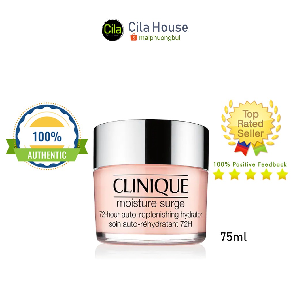 Kem Dưỡng Clinique Moisture Surge 72/100 hour Auto-replenishing Hydrator - Cila House