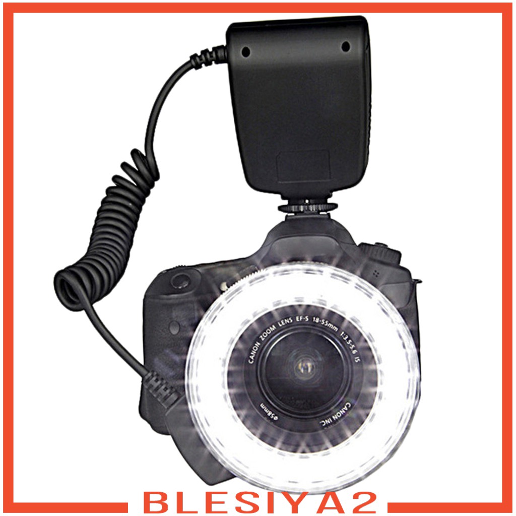 [Besiya2] Đèn Flash 48 Bóng LED Cho Máy Ảnh Nikon Canon Sony Olympus DSLR Mới