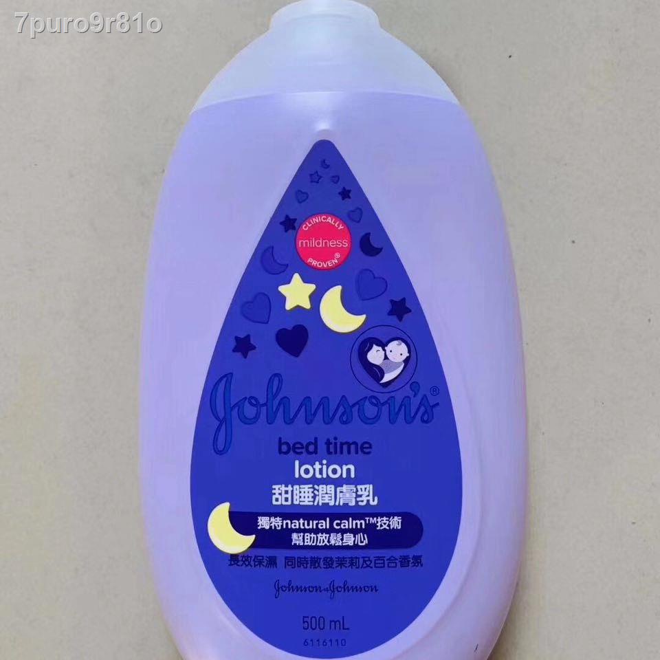 ❃ ▥ ✲Phiên bản Hồng Kông của sữa dưỡng thể Johnson s 5 baby baby baby children kem dưỡng ẩm và dưỡng ẩm bao