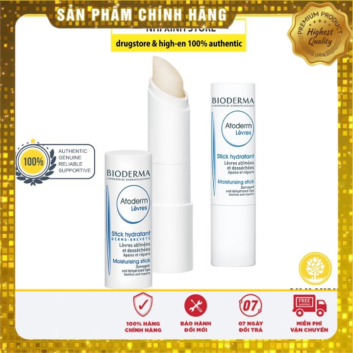 Son Dưỡng Môi Bioderma Atoderm Levres