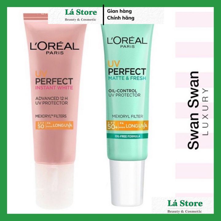 CHÍNH HÃNG - Kem Chống Nắng Bảo Vệ Da LOreal Paris - L'Oreal Paris UV Perfect SPF50+ PA++++ 15ml