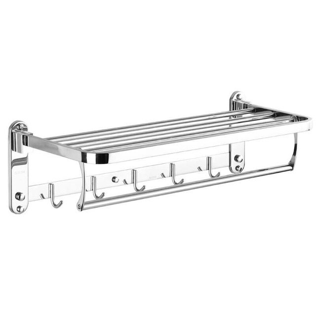 GIÀN VẮT KHĂN PHÒNG TẮM INOX 304 CAO CẤP chịu lực tốt, dễ dàng GẬP ĐƯỢC lên xuống