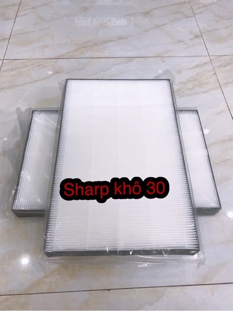 Màng lọc Hepa Sharp Khô FU-E51-W ( 382 * 238 *38 mm )