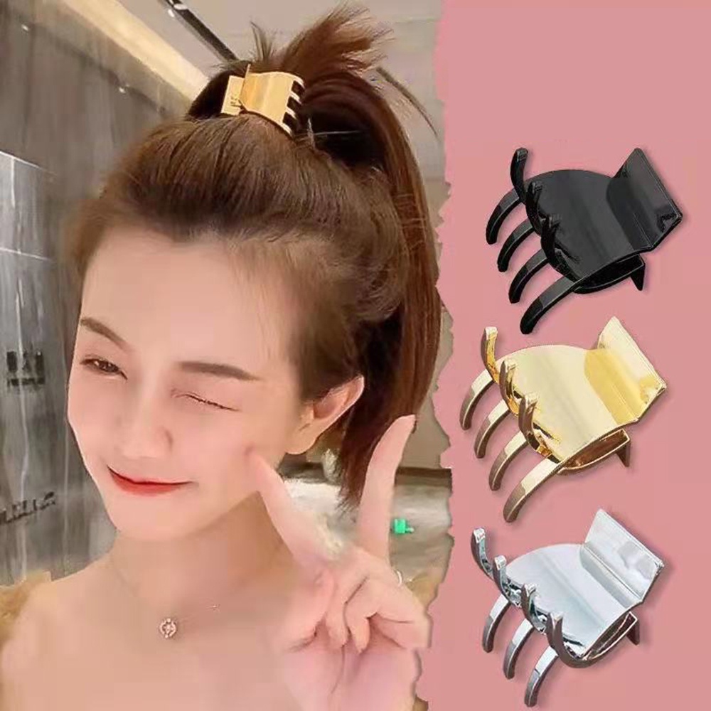 Kẹp tóc kim loại thiết kế đơn giản thời trang mùa hè cho nữ