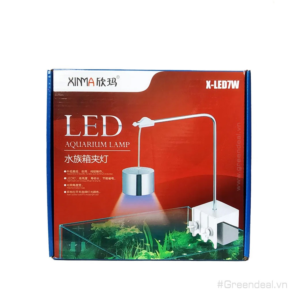 ĐÈN LED RỌI XINMA 3W, 5W, 7W bể thủy sinh, bể cá, bể cá mini