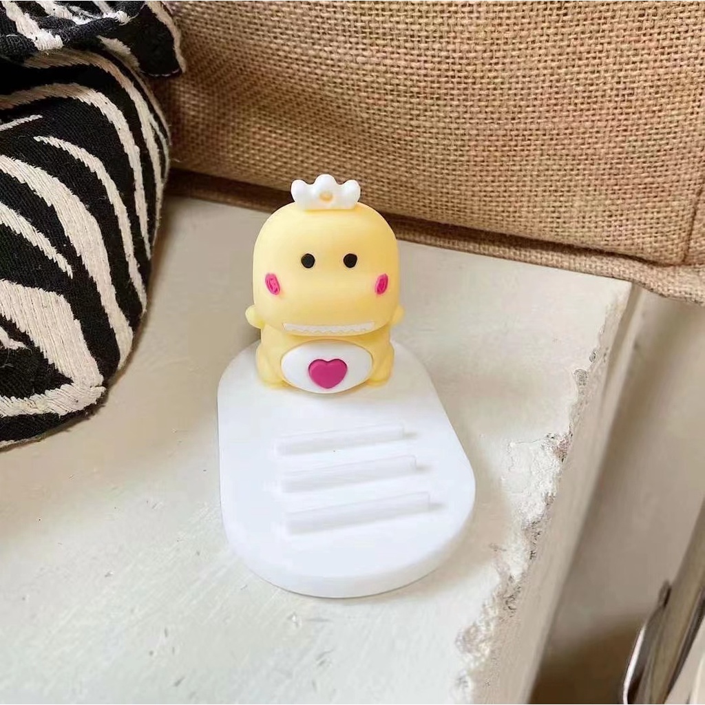 Giá đỡ điện thoại để bàn hình hoạt hình dễ thương thích hợp cho iPhone Samsung Xiaomi Huawei