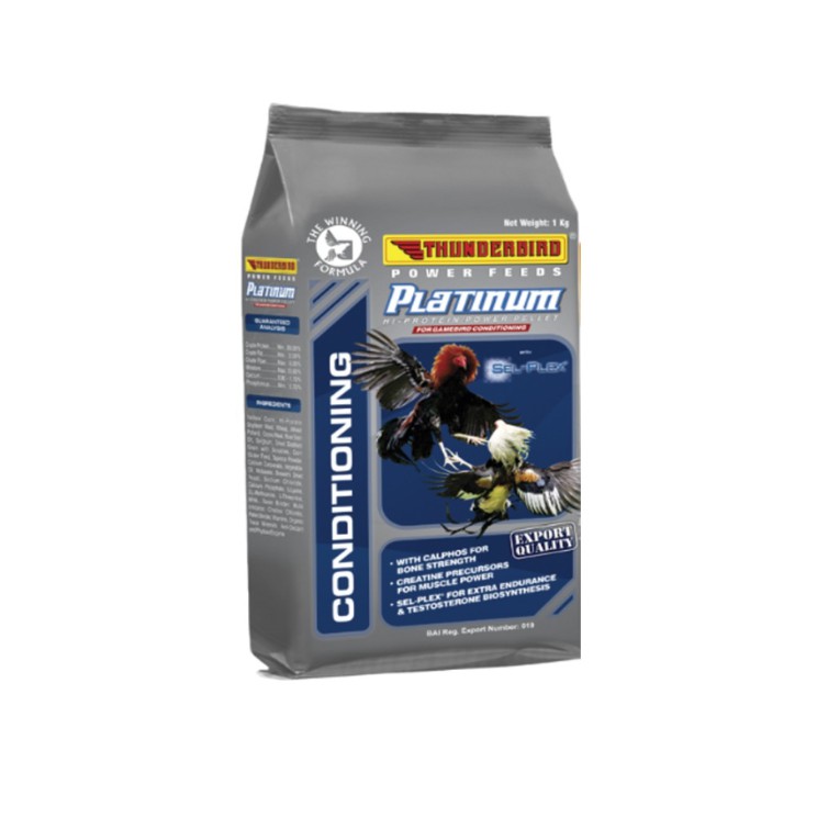 Cám gà Platinum dành cho gà đá (1kg) - PetFoodStore.