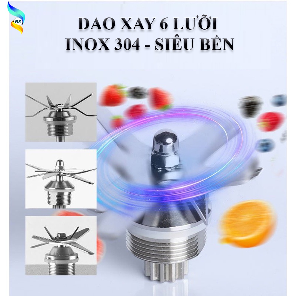 Máy Xay Sinh Tố Công Nghiệp GEMAT 5000W Thêm Chế Độ Hẹn Giờ Xay Tự Động. Máy sinh tố đa năng. BH 24 Th