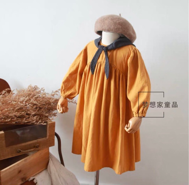 Váy thô vàng QC vintage