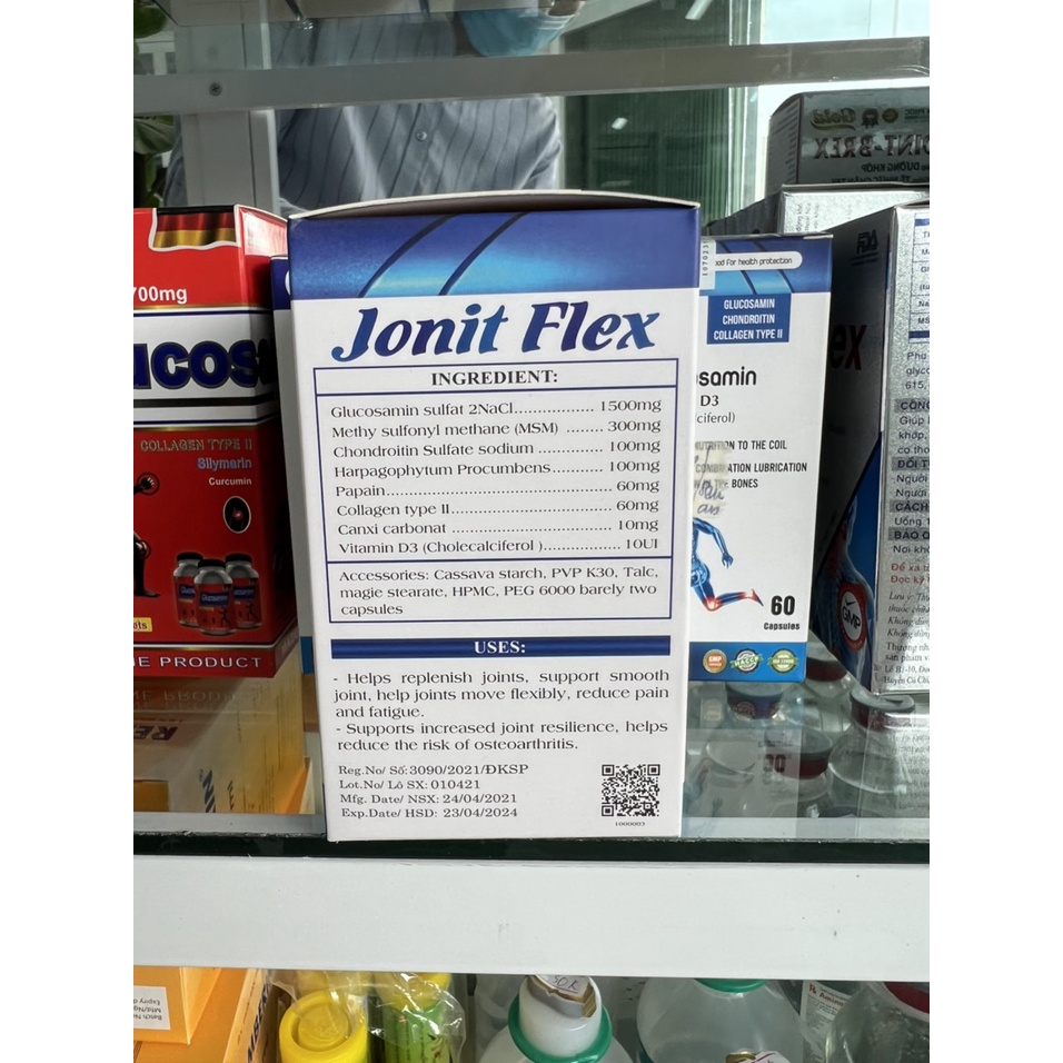 Viên Uống Đau Nhức Xương Khớp, Tăng Độ Dẻo Dai Cho Khớp Joint Flex Max- Hộp 50 Viên