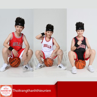 Bộ ba lỗ bé trai size đại bộ hè thể thao ba lỗ nam, hàng quảng châu