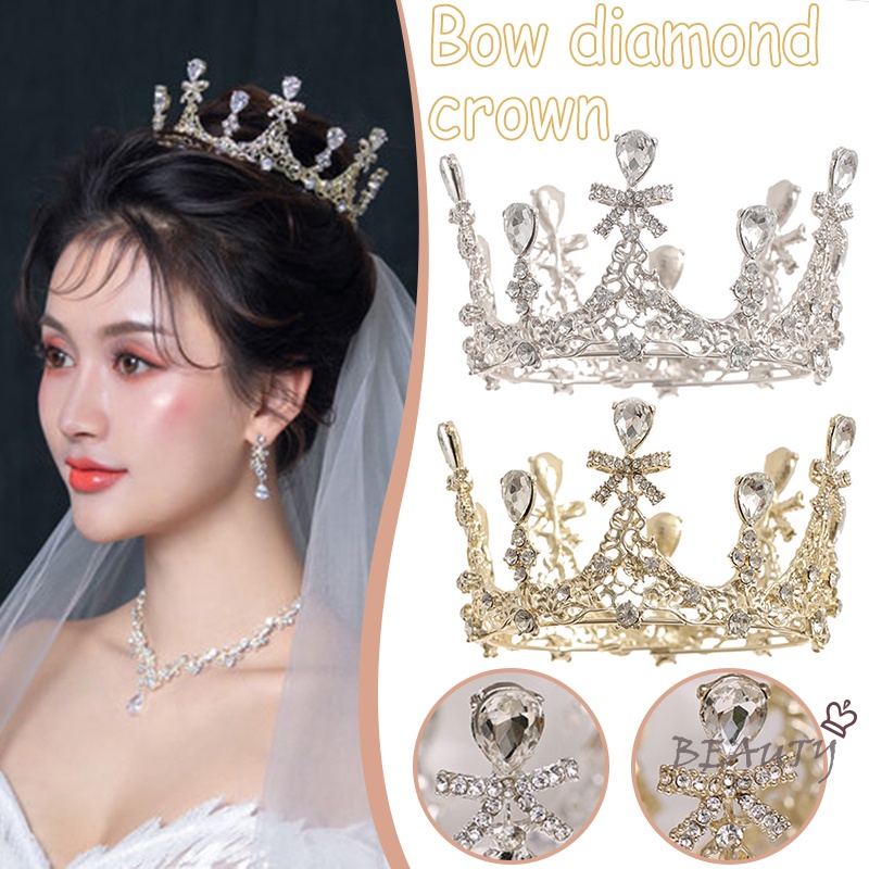 Seven Miss Vương miện cài tóc đính đá lấp lánh dành cho cô dâu
