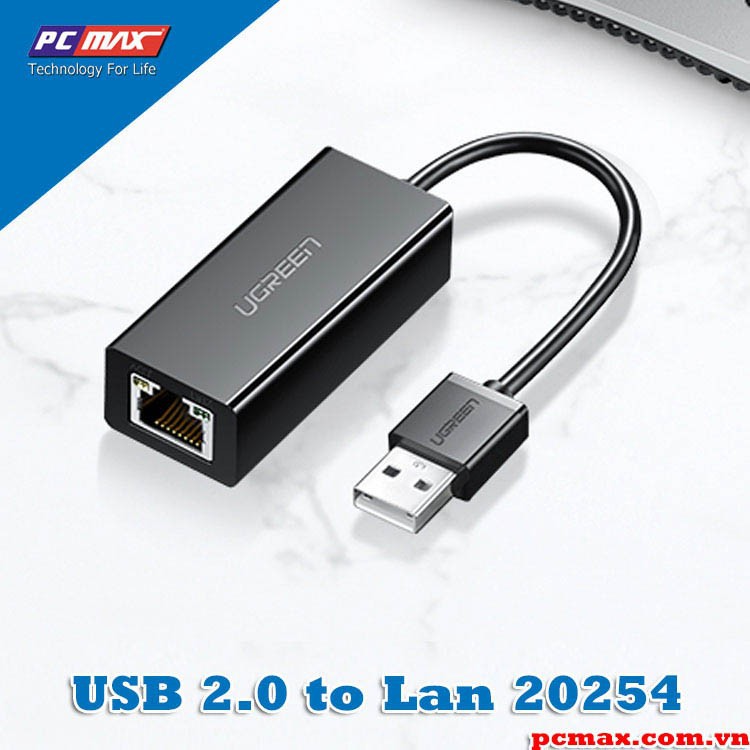 Cáp chuyển USB 3.0 sang LAN USB 3.0 to LAN tốc độ Gigabit Ugreen 20254 20255 20256 20257 50922- Hàng chính hãng