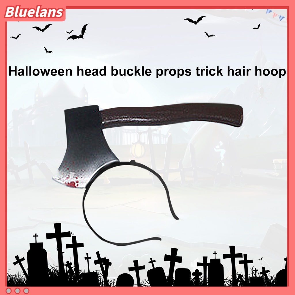 Cài tóc nhựa xanh thiết kế độc đáo hóa trang Halloween