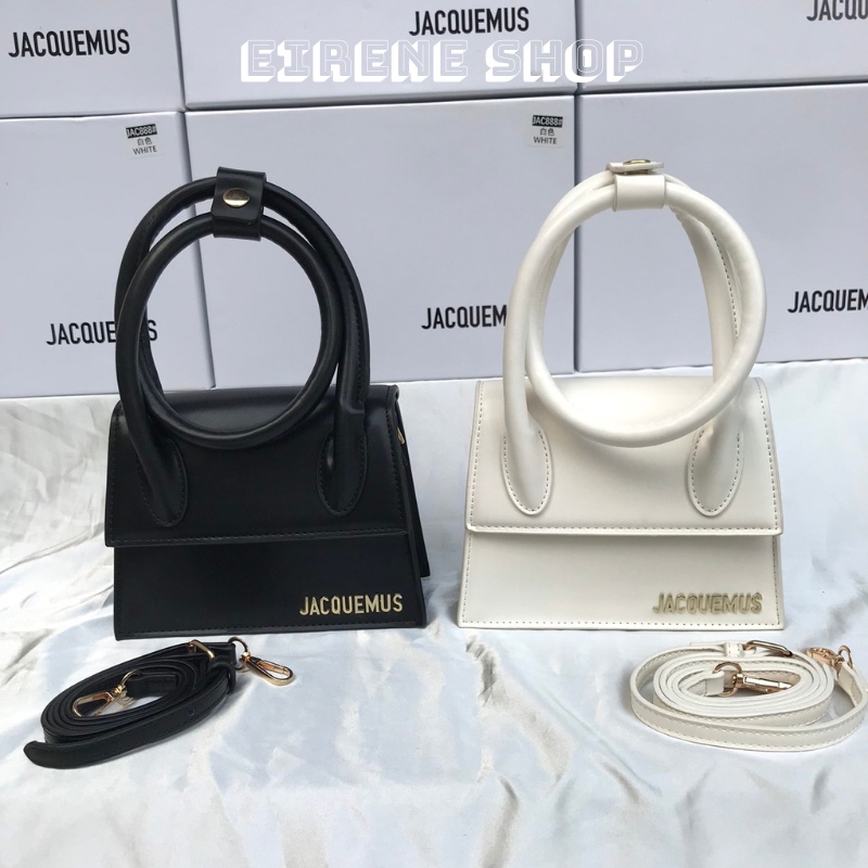 Túi Nữ Quai Xách Jacque fullbox Túi Xách Quai Xoắn Ốc Có Dây Đeo Chéo