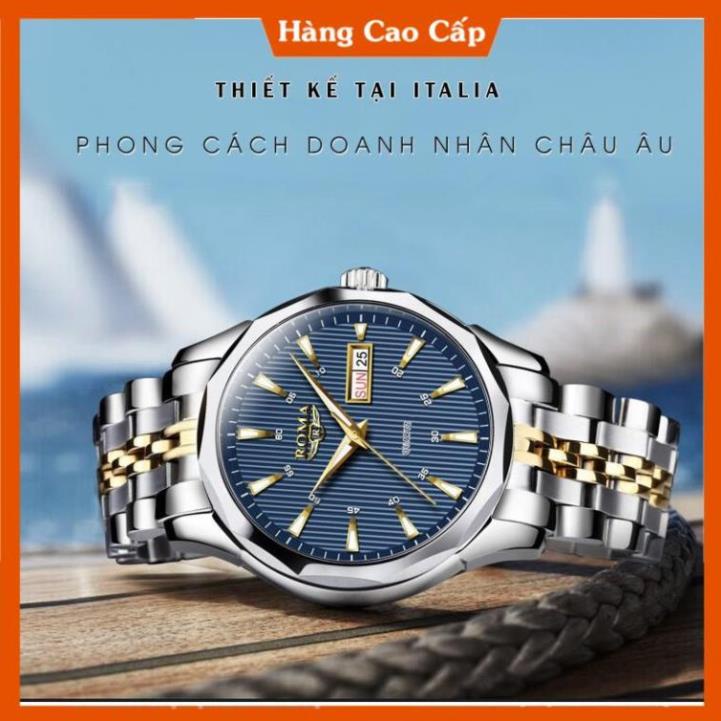 Đồng hồ Nam ROMA ITALY 9010 Kính tráng Sapphire – Dây CHARM đúc đặt đẳng cấp | BigBuy360 - bigbuy360.vn