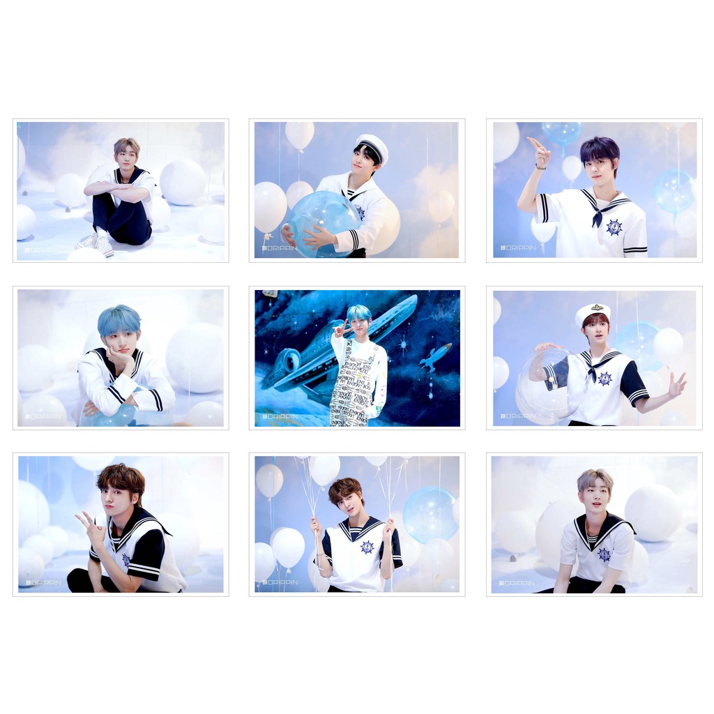[Ép Lụa] Lomo Card 45 Ảnh DRIPPIN-Free-Pass Jacket behind
